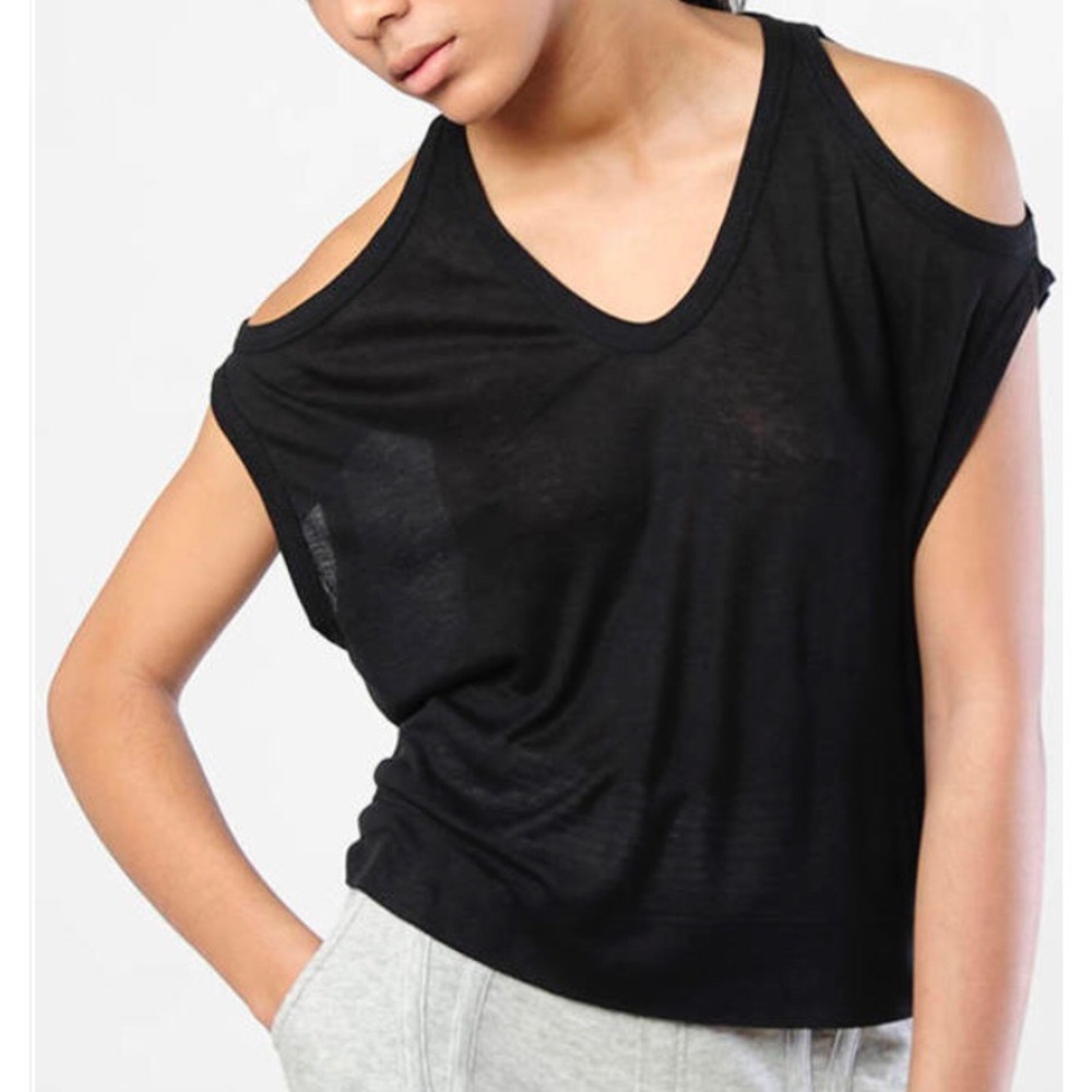 T by Alexander Wang Tee with Shoulder Cutouts